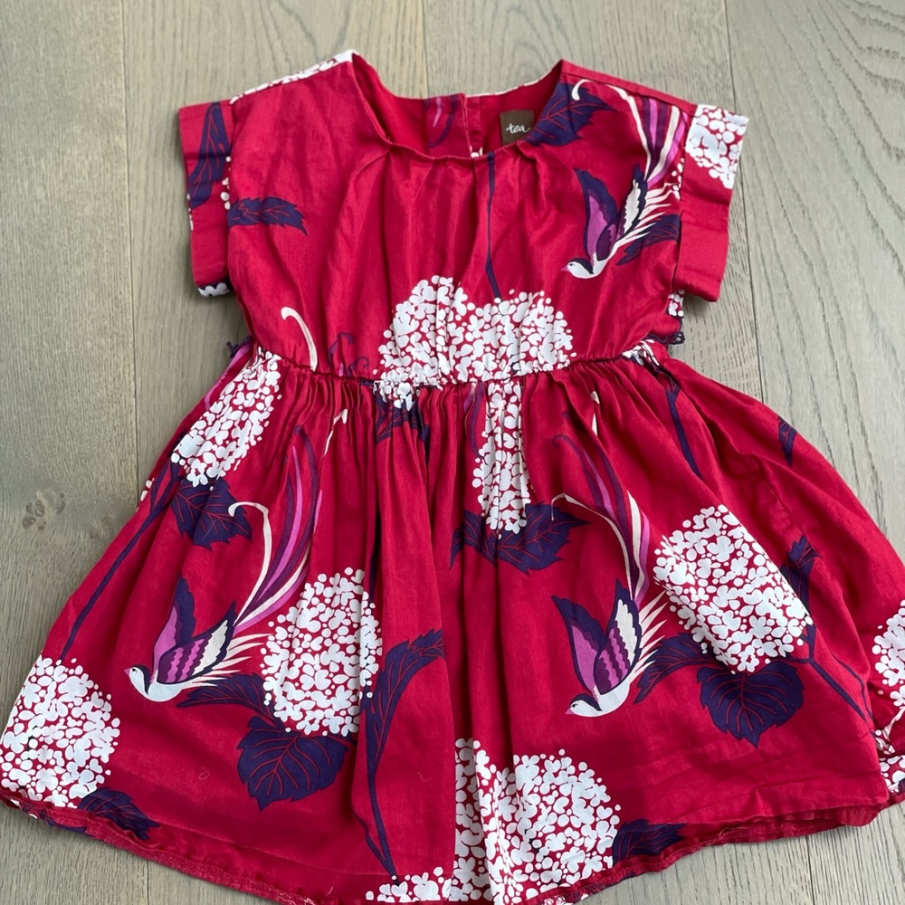 Tea Collection red print dress (2t)